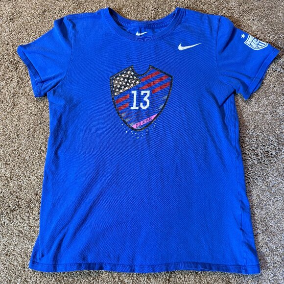 NIKE US SOCCER ALEX MORGAN 13 - THE NIKE TEE T-SHIRT - Size M - Picture 1 of 7
